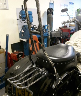 Hand fabricated backrest Hand fabricated backrest