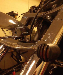 Long and low Harley build finish details Long and low Harley build finish details