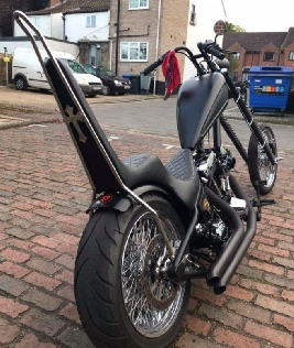 Cool old school Harley