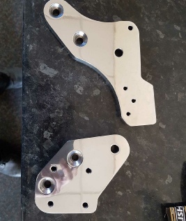 aluminium footrest brackets